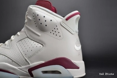 650 Comfortable 6 Jordan 384664-116 Maroon Retro 0822
